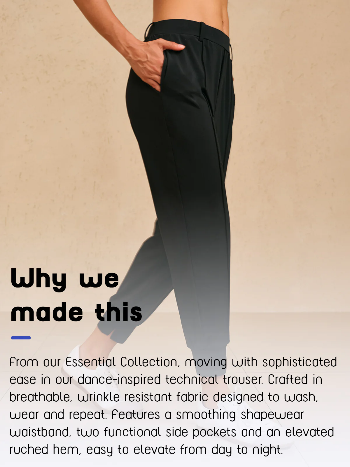 More Than Basic 36.5 Inch Performance Ankle Pants