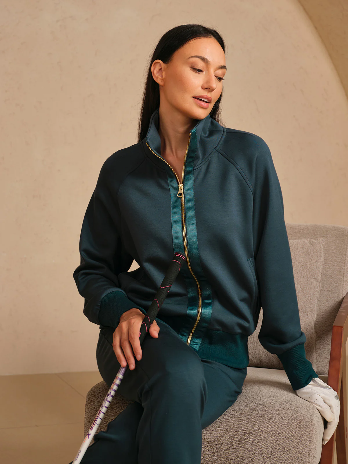 UltraSoft Long Sleeve Trimmed Jacket