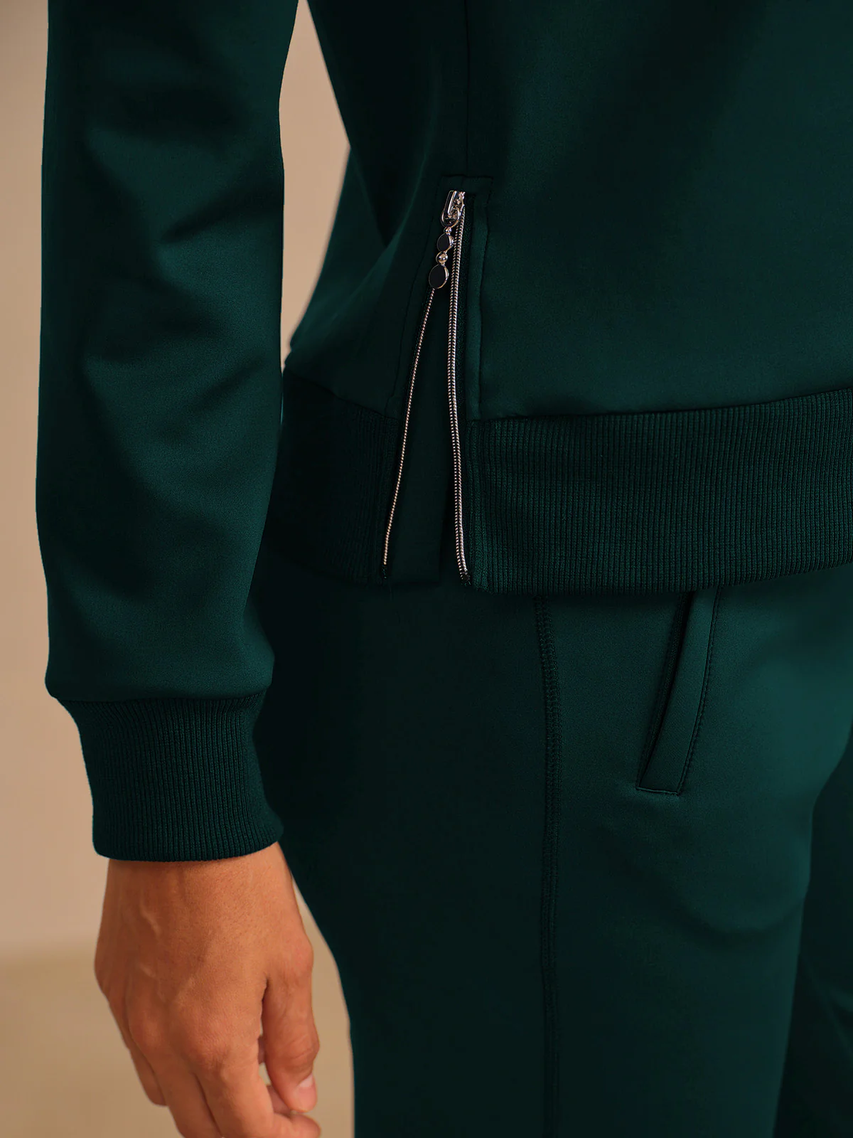 More Than Basic Asymmetrical Collar Golf Sweatshirt