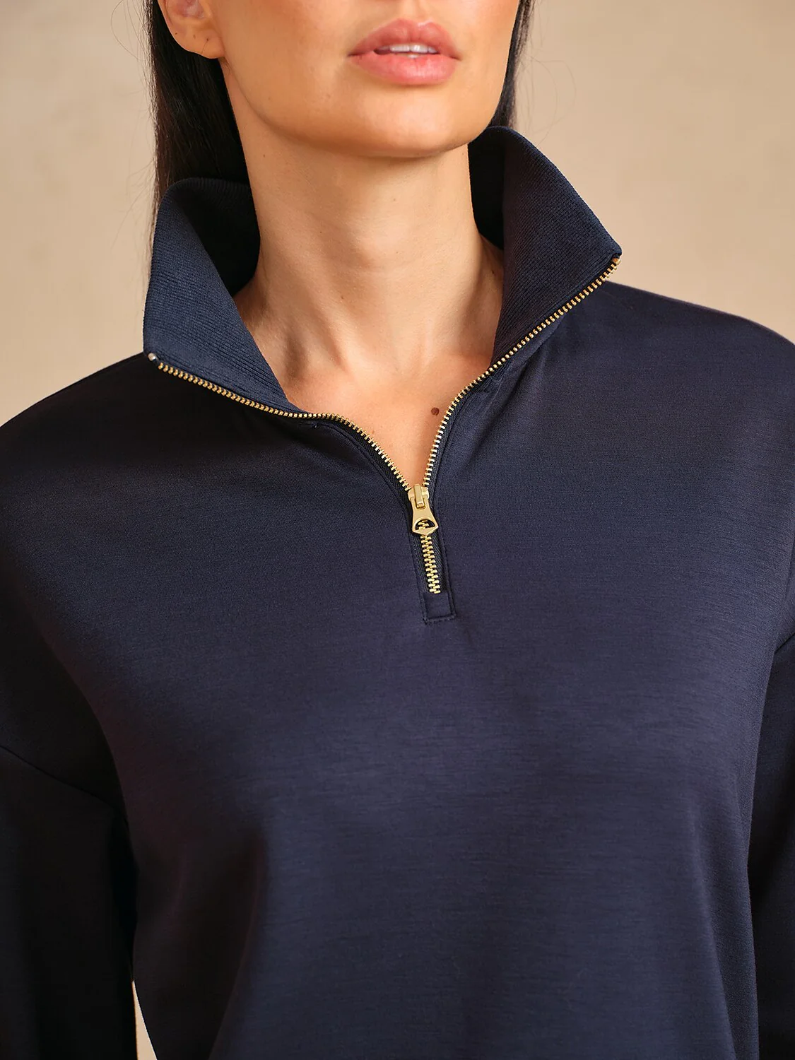 UltraSoft Long Sleeve Quarterzip Sweatshirt
