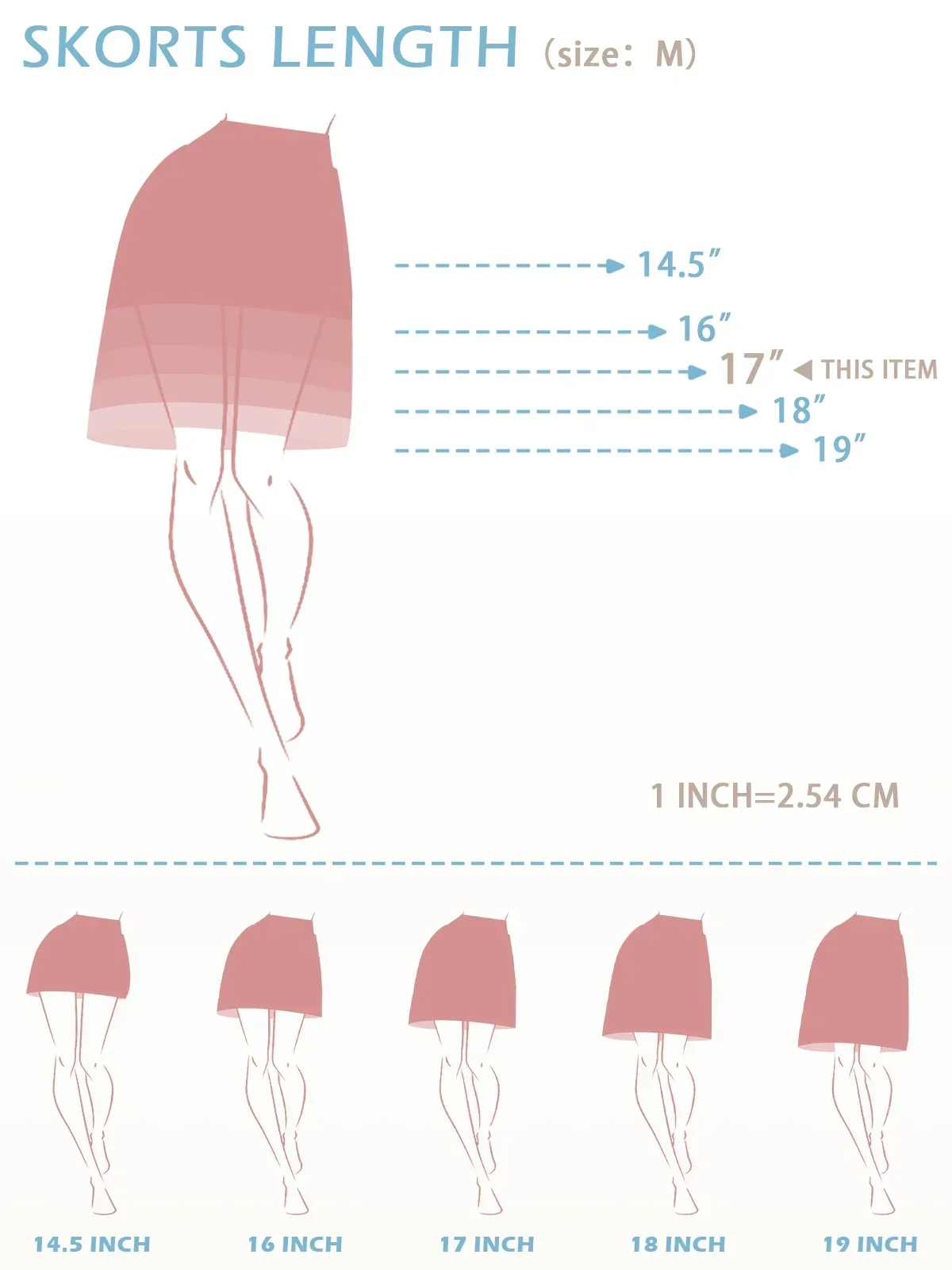 Pretty Feminine Silky 17 Inch Ruffle Skort UPF50+