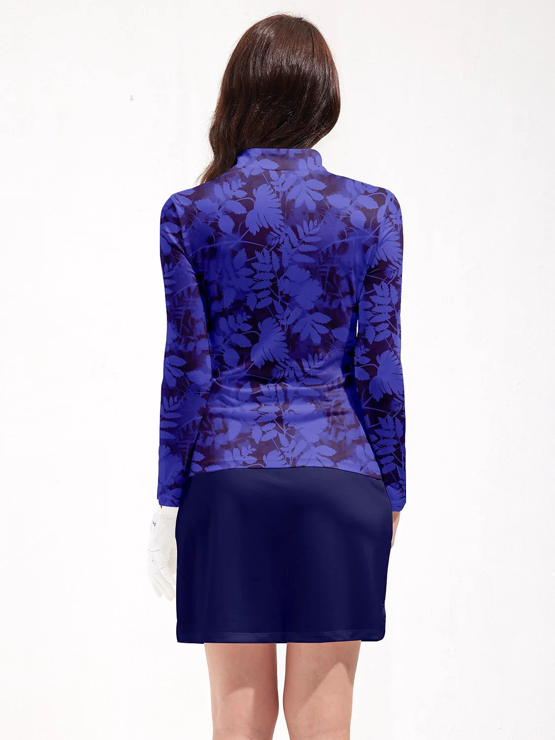 Botanical Energy Golf Shirt Quarterzip UPF50+