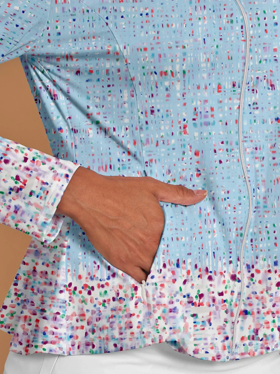 Hyper-prep Ruffle Golf Jacket Sun Protection