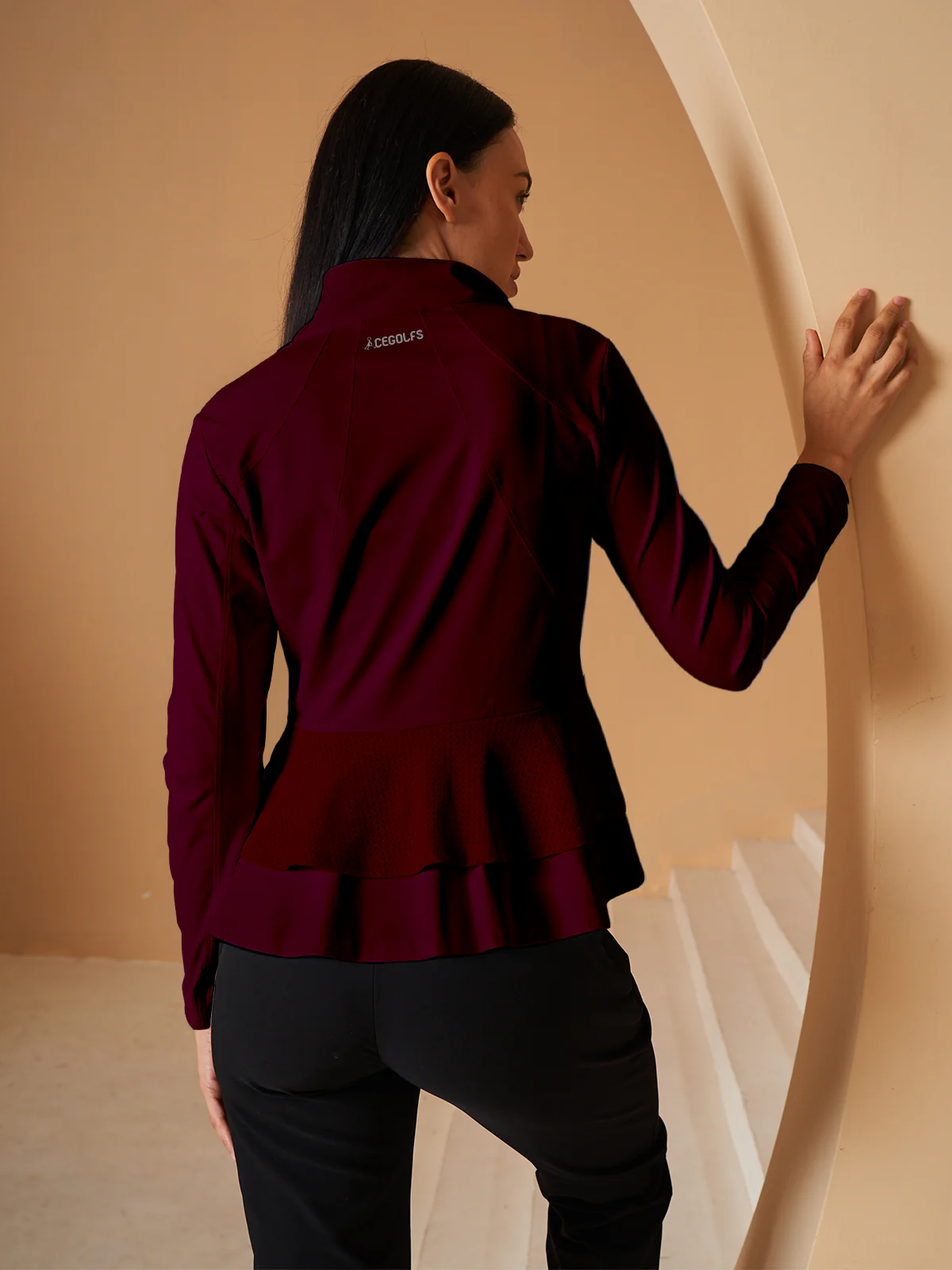 More Than Basic Ruffle Golf Jacket Sun Protection