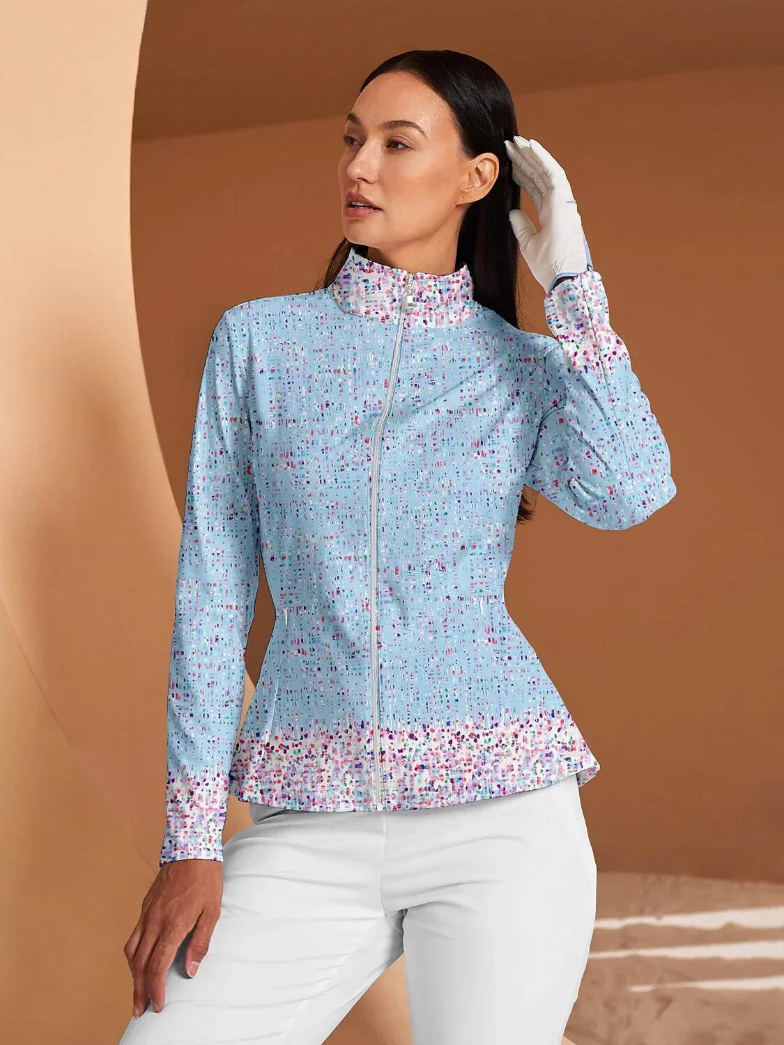 Hyper-prep Ruffle Golf Jacket Sun Protection