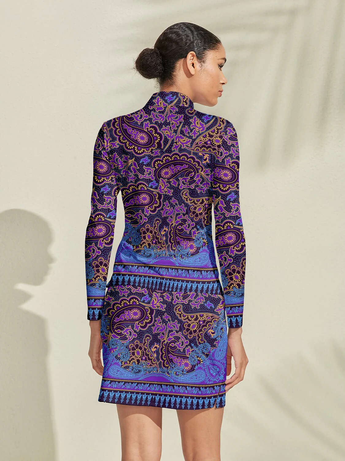 Pretty Feminine Silky Golf Shirt Quarterzip UPF50+