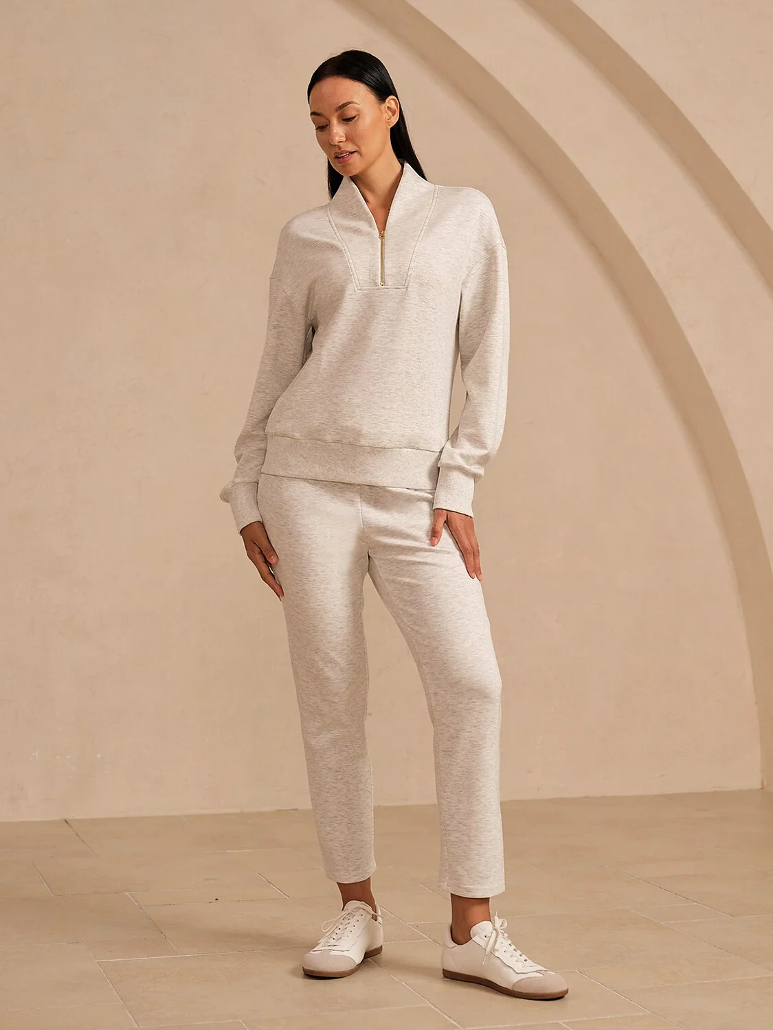 UltraSoft Long Sleeve Quarterzip Sweatshirt