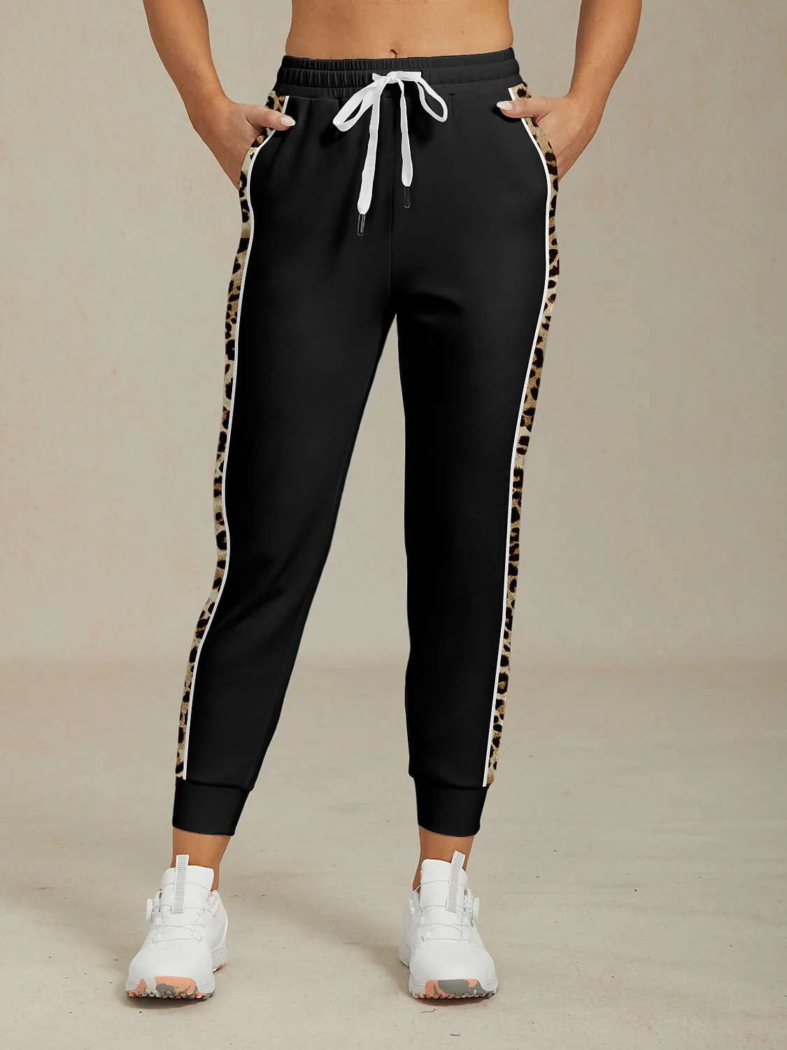 Wildlife Party 26.5 Inch Drawstring Ankle Pants