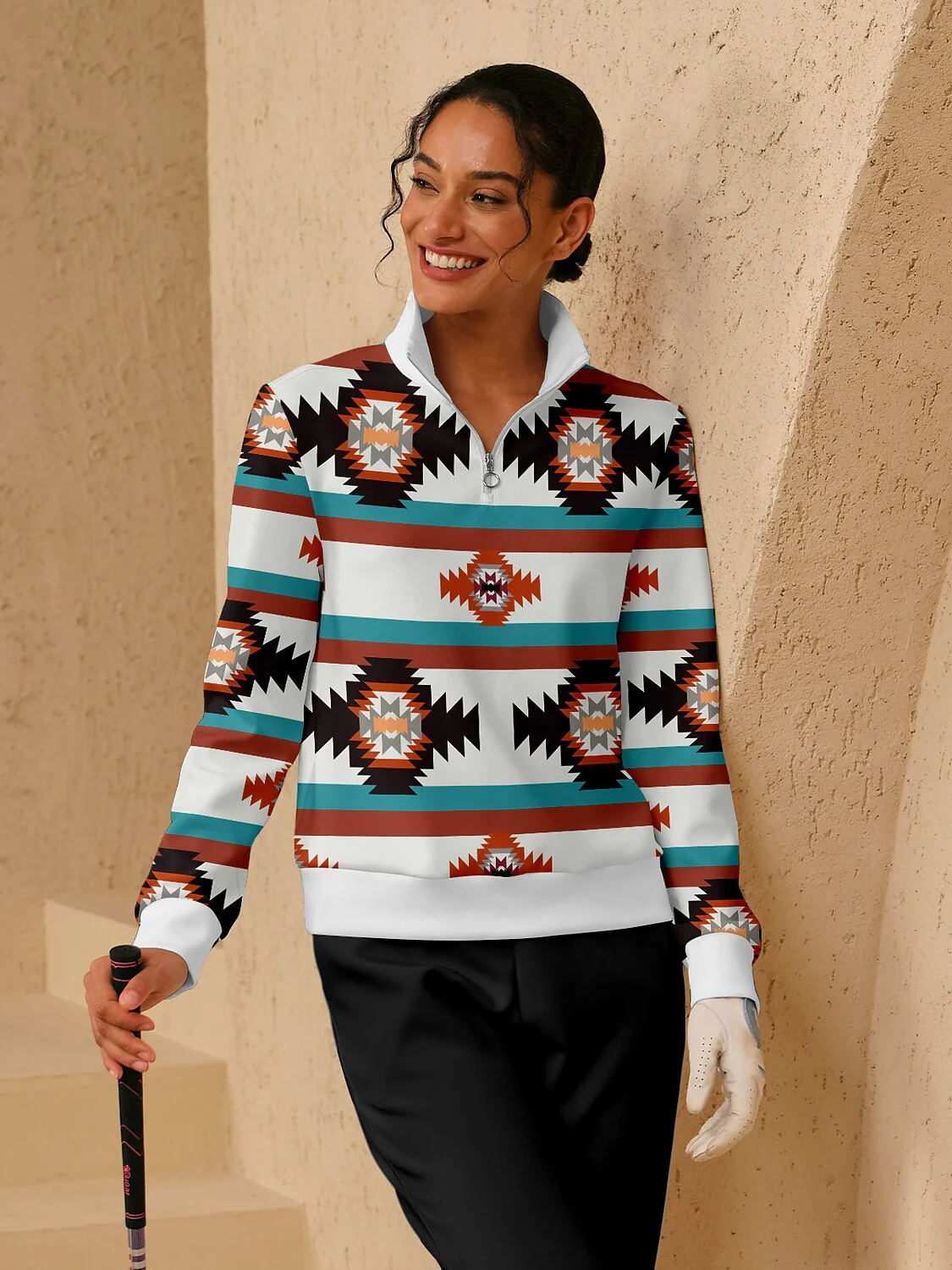 Bold Baroque Golf Sweatshirt