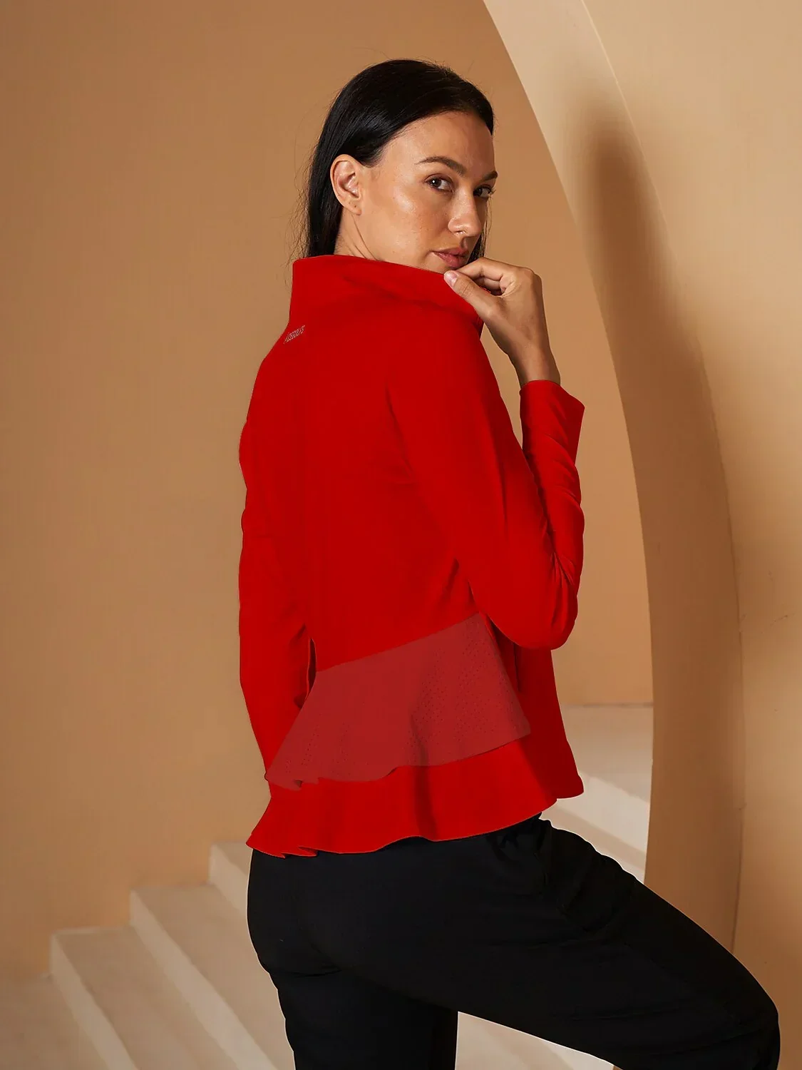 More Than Basic Ruffle Golf Jacket Sun Protection