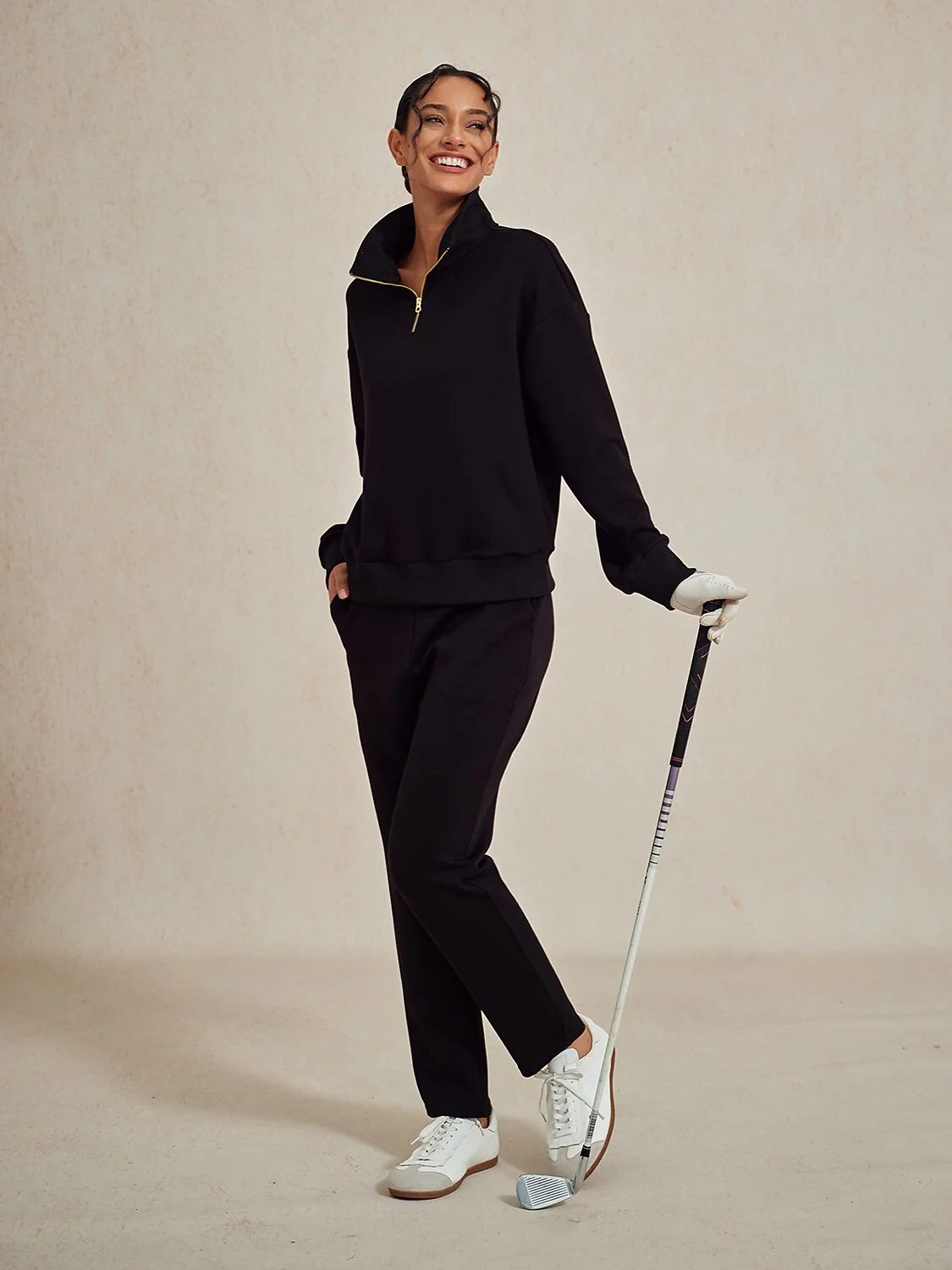 UltraSoft Long Sleeve Quarterzip Sweatshirt