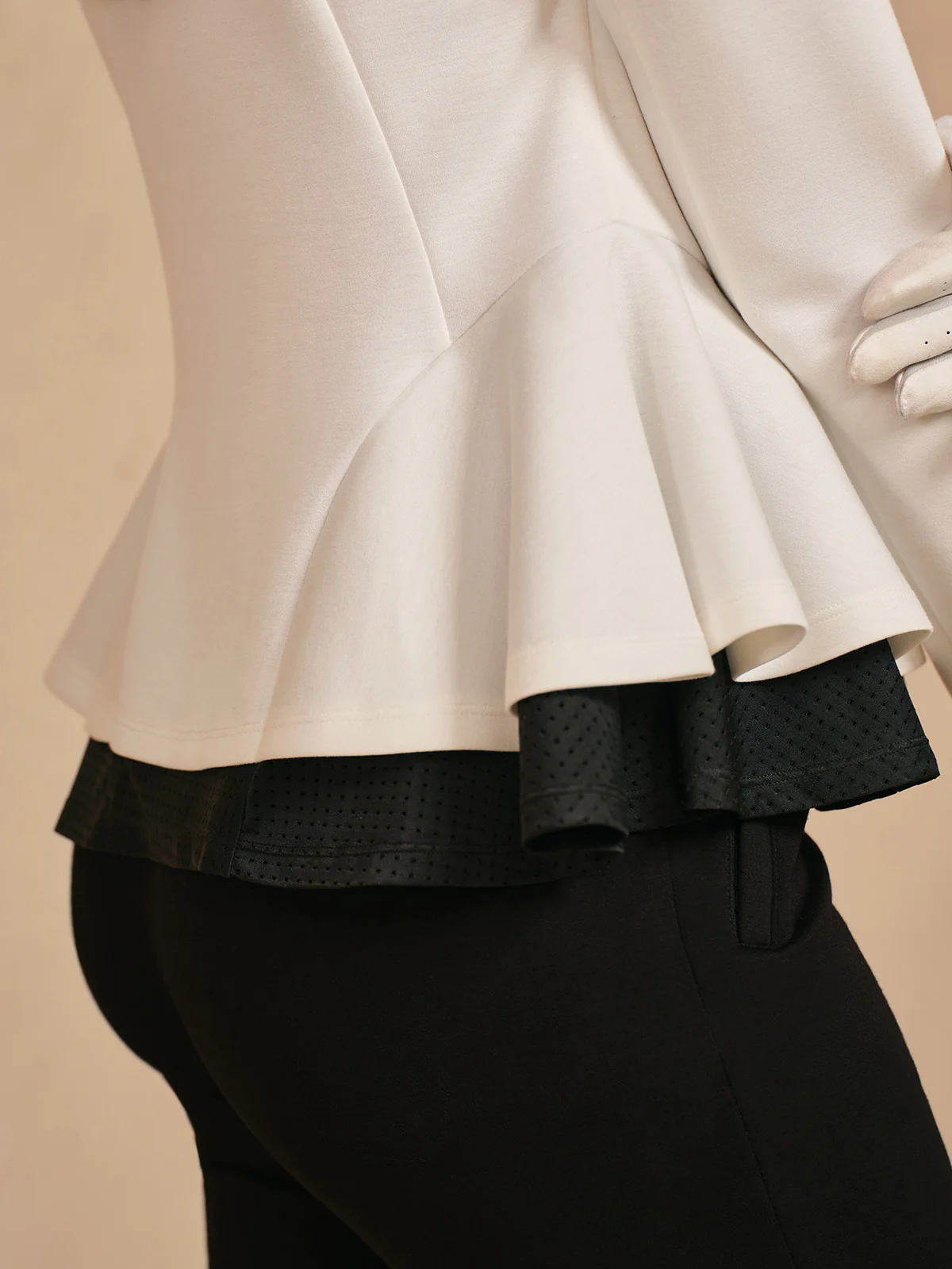 More Than Basic Ruffle Golf Jacket