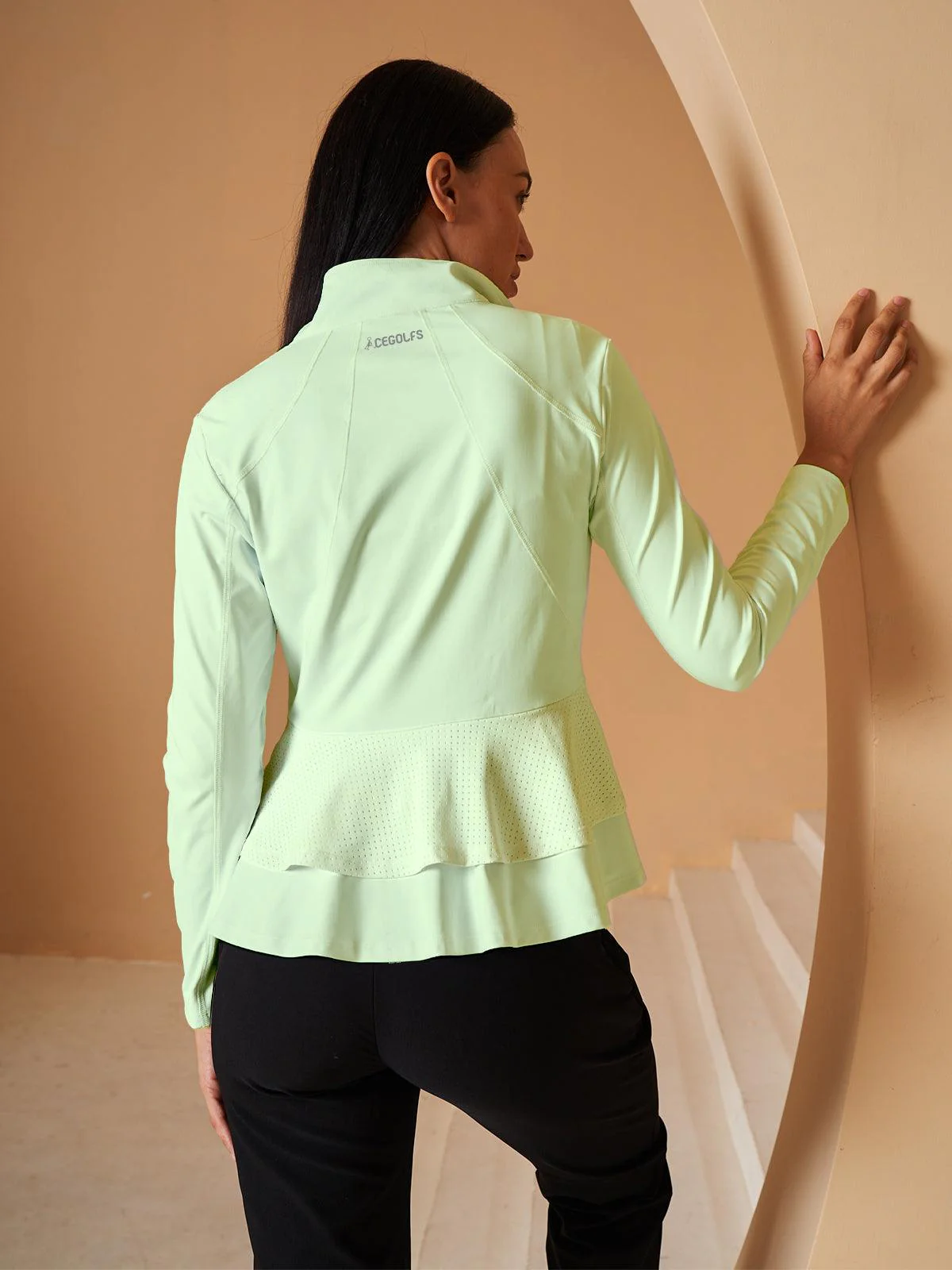More Than Basic Ruffle Golf Jacket Sun Protection