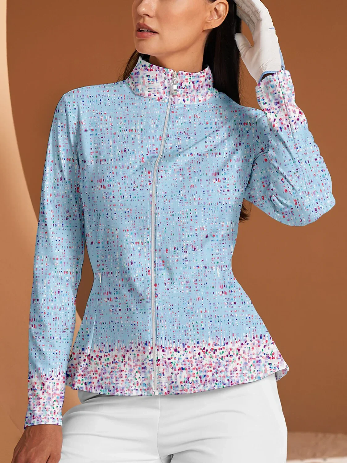 Hyper-prep Ruffle Golf Jacket Sun Protection