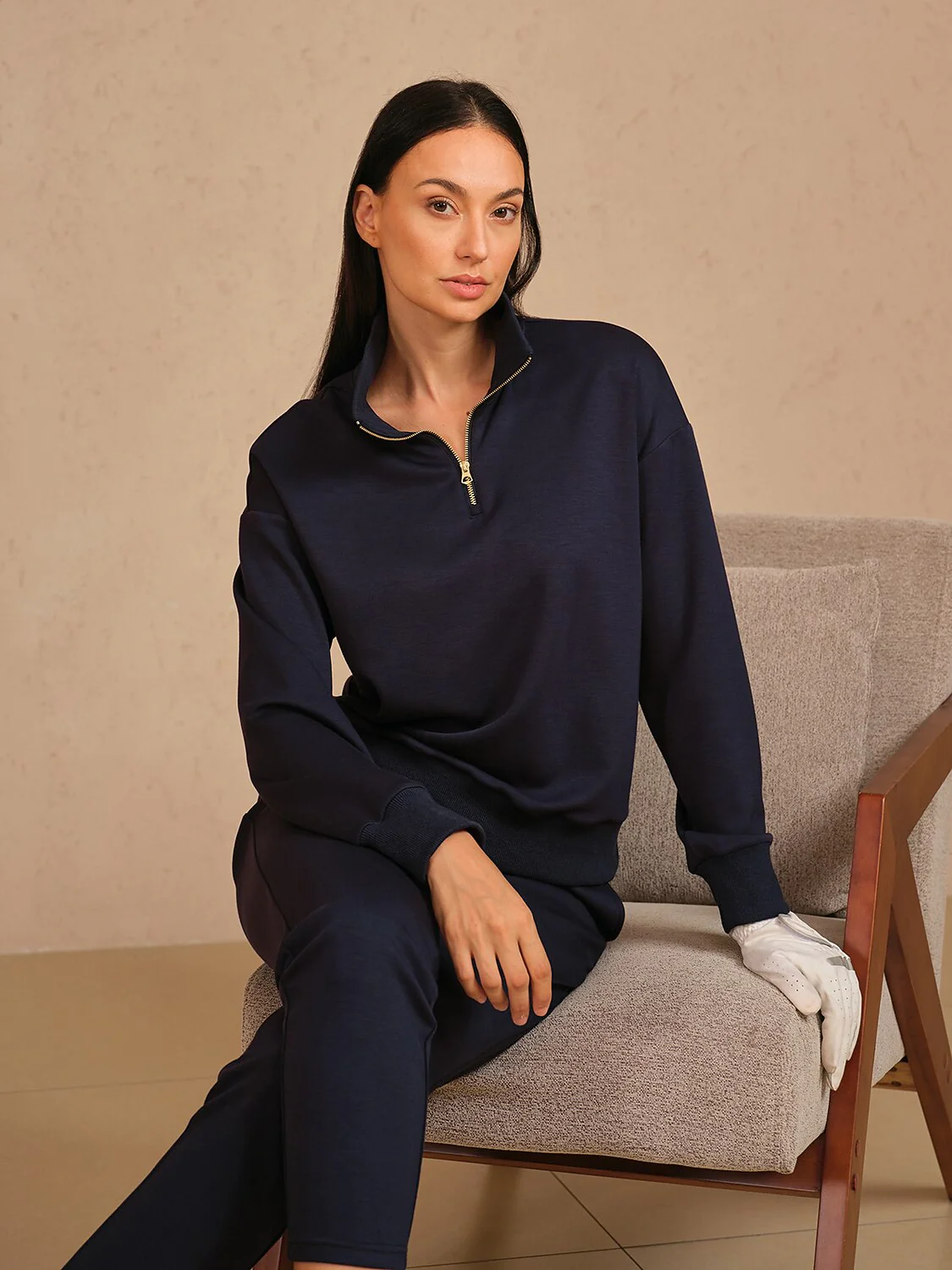 UltraSoft Long Sleeve Quarterzip Sweatshirt