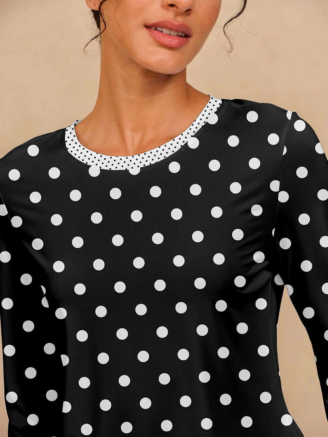 Hyper-prep Silky Ruffle Polo Top UPF50+