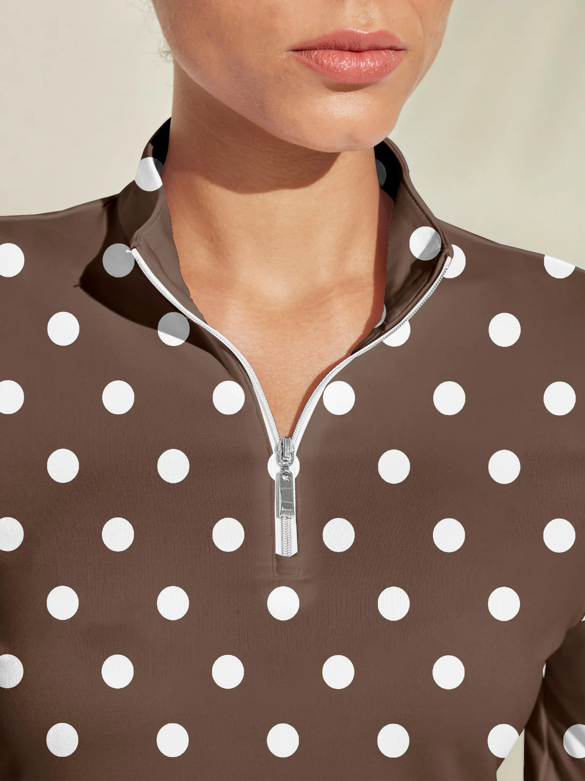 Hyper-prep Silky Golf Shirt Quarterzip UPF50+