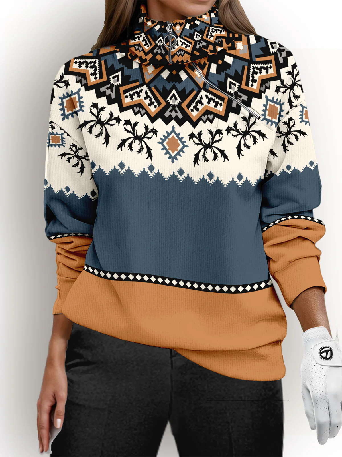 Bold Baroque Golf Sweatshirt