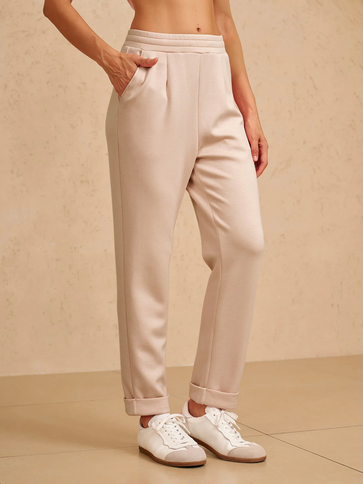 UltraSoft Stretch Hidden Drawstring Cuff Pants