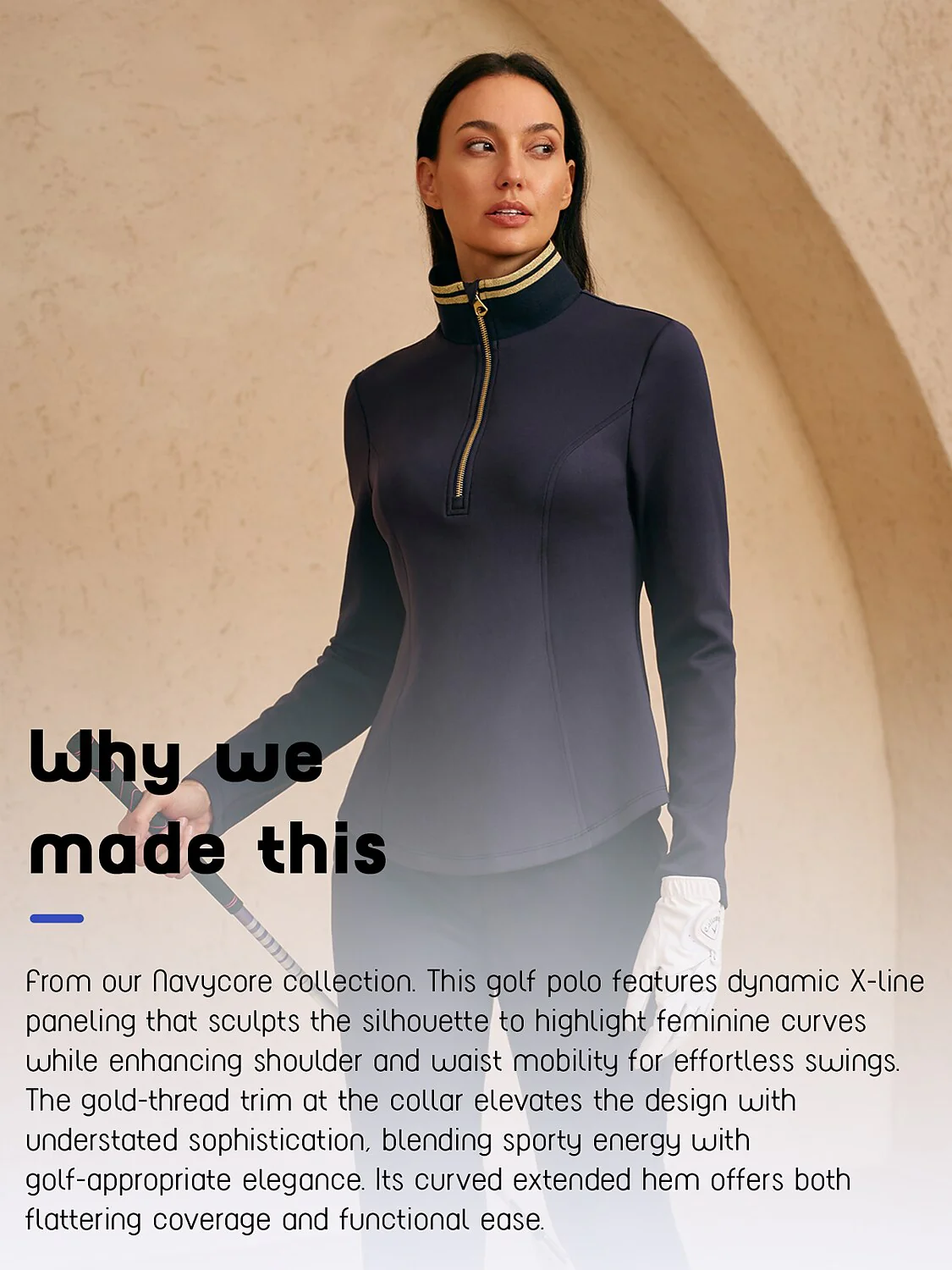 Navycore Slim-Fit Long Sleeve Stretch Sweatshirt