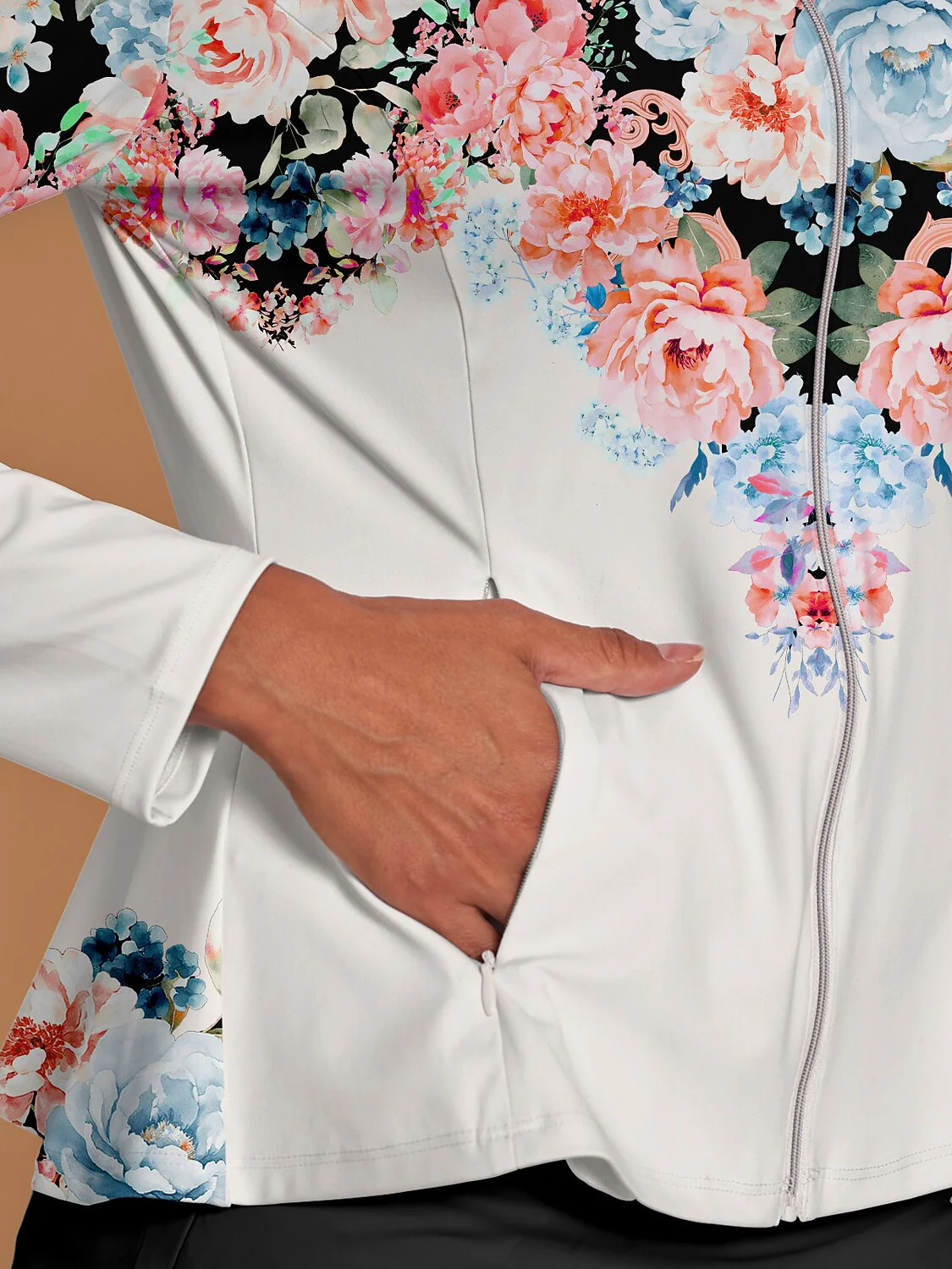 Botanical Energy Ruffle Golf Jacket Sun Protection