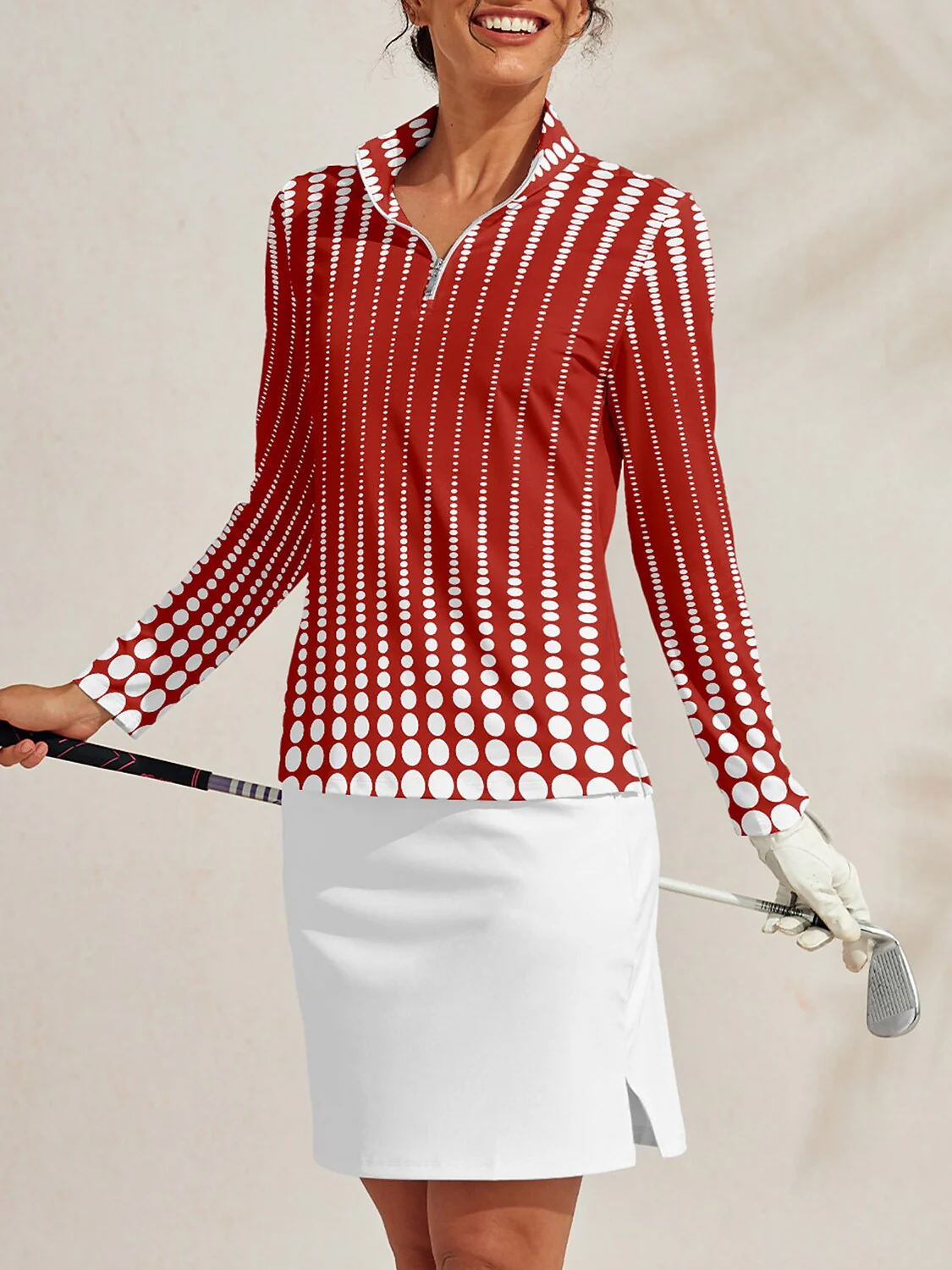 Hyper-prep Golf Shirt Quarterzip UPF50+