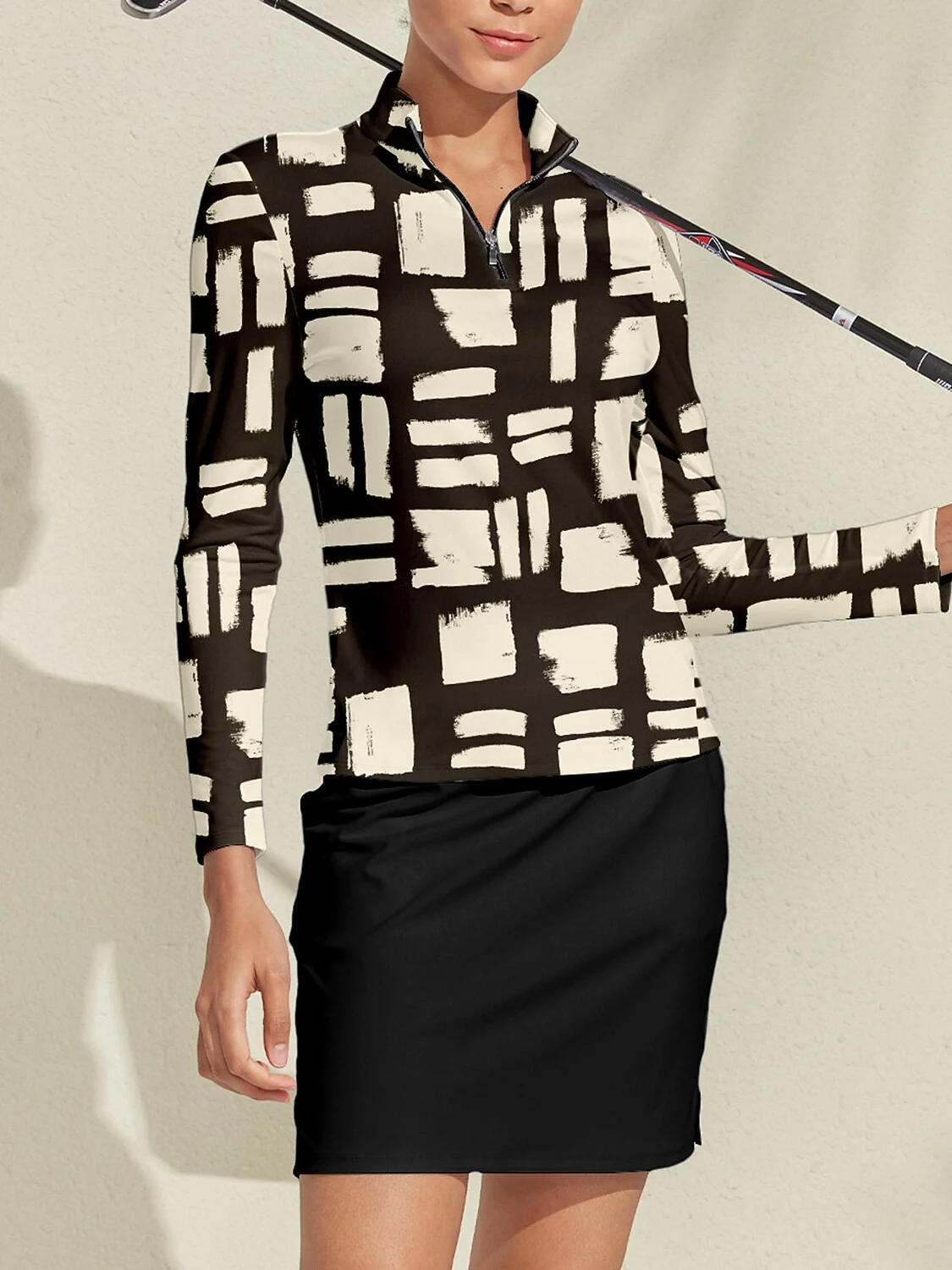 Not So Classic Golf Shirt Quarterzip UPF50+