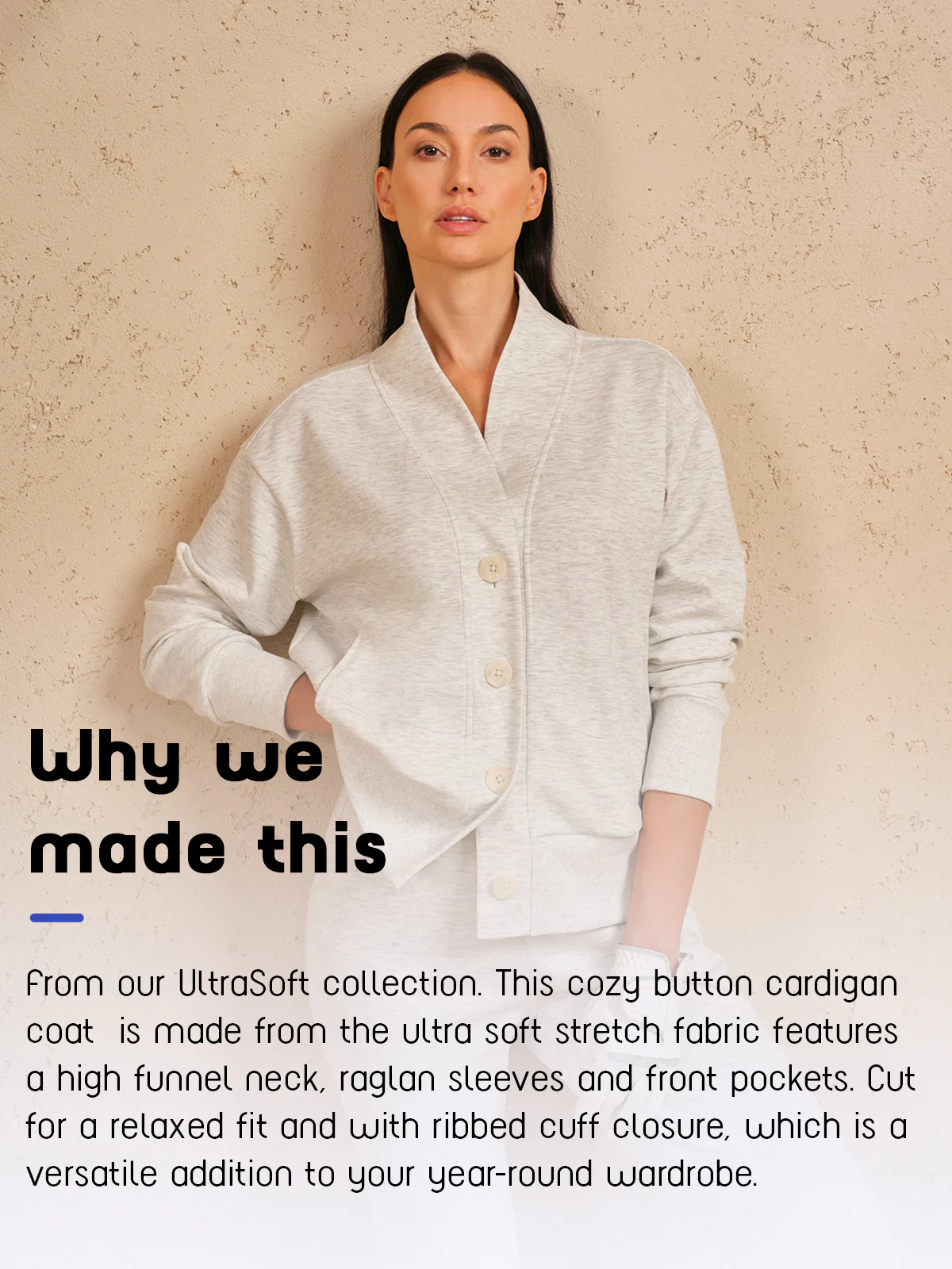 UltraSoft Long Sleeve Cardigan Coat