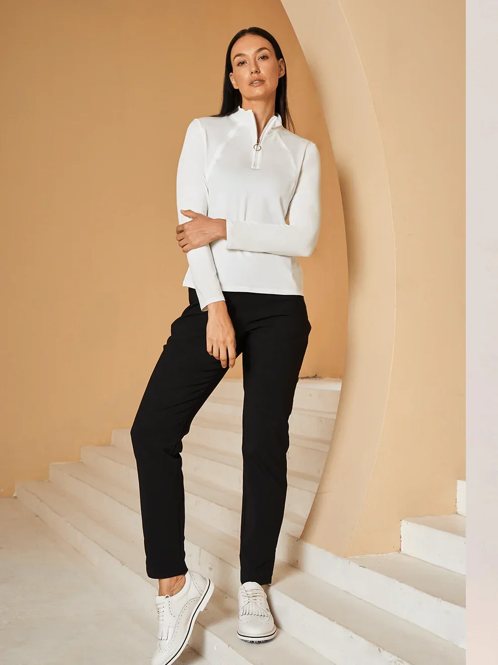 More Than Basic Golf Shirt Quarterzip UPF50+