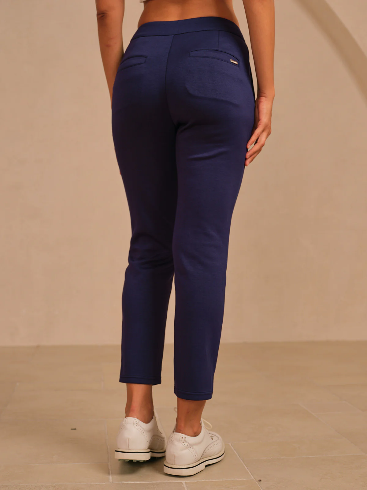 More Than Basic Stretch Zipper Pocket Ankle Pants