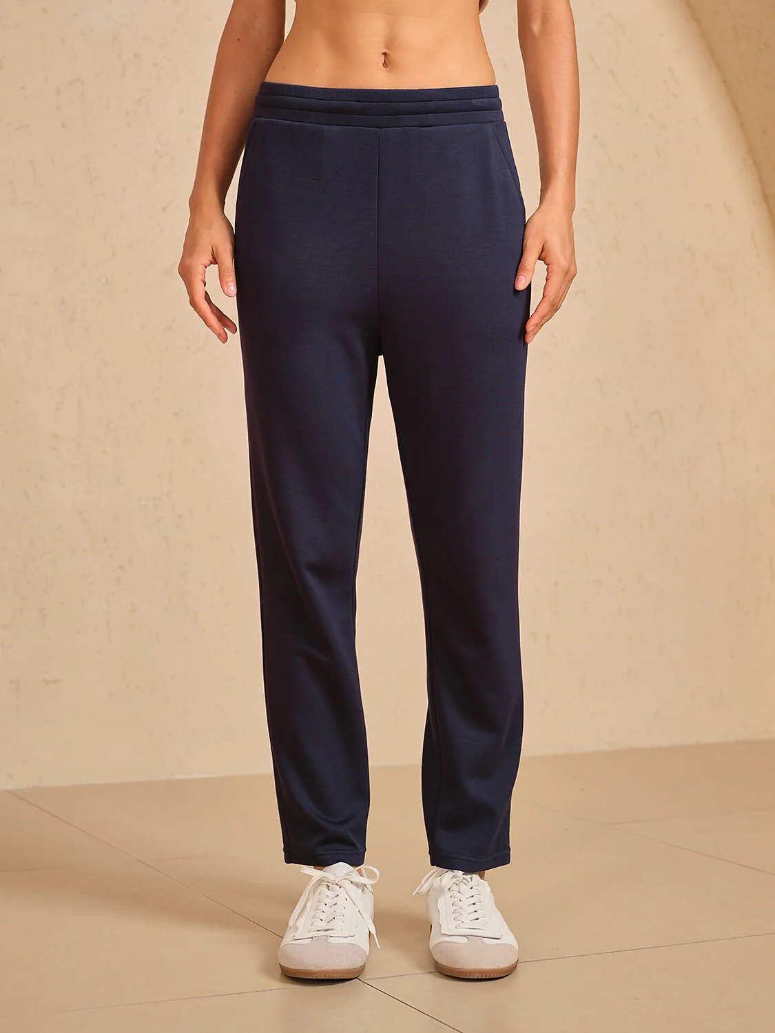 UltraSoft Stretch Hidden Drawstring Ankle Pants