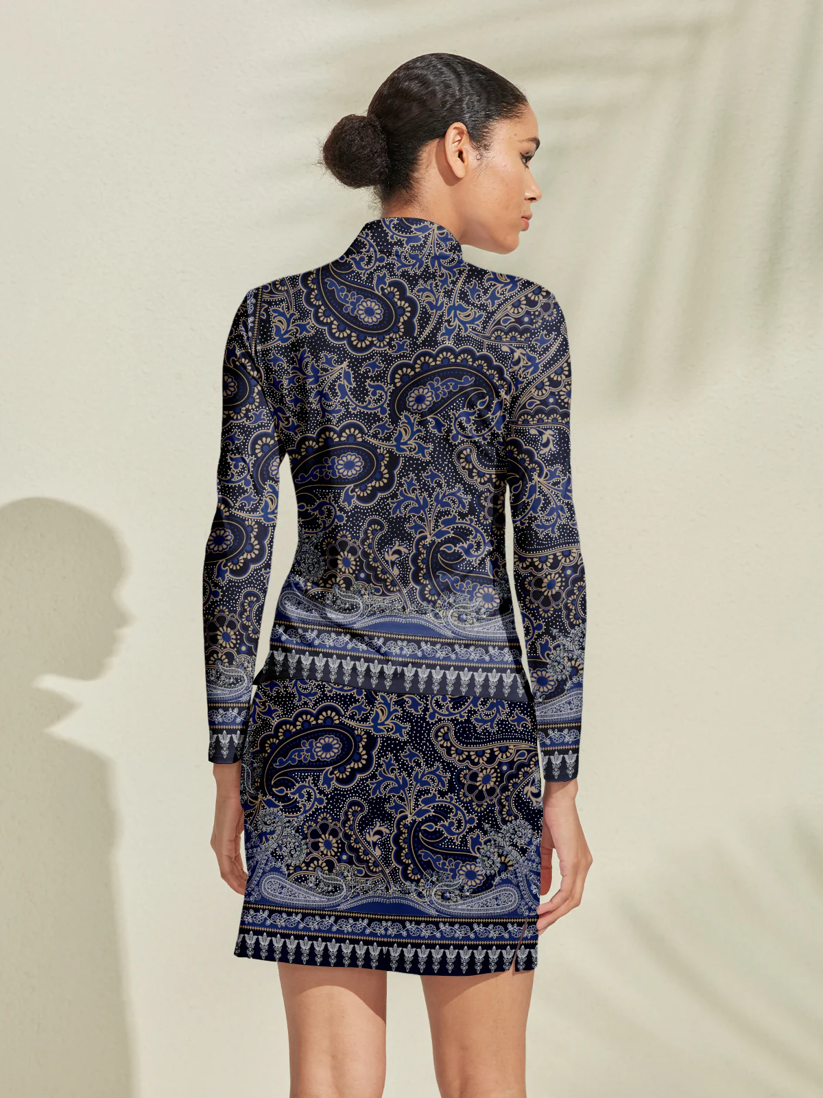 Pretty Feminine Silky Golf Shirt Quarterzip UPF50+