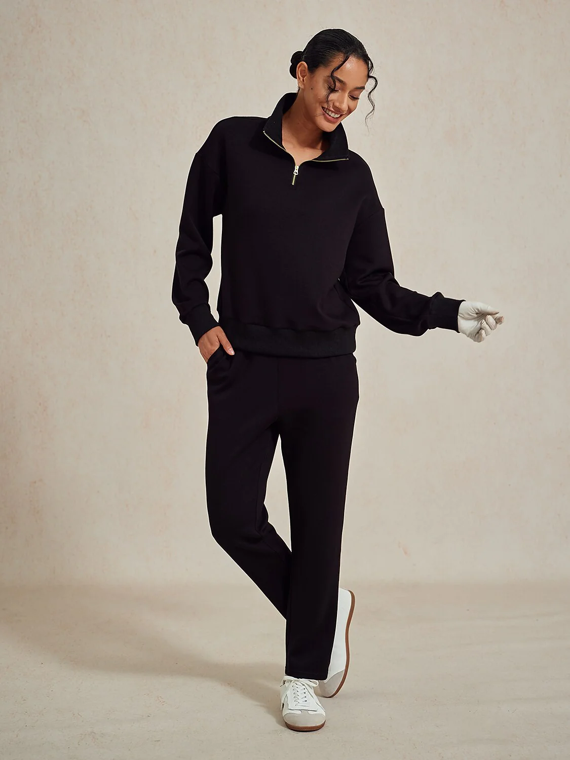 UltraSoft Long Sleeve Quarterzip Sweatshirt