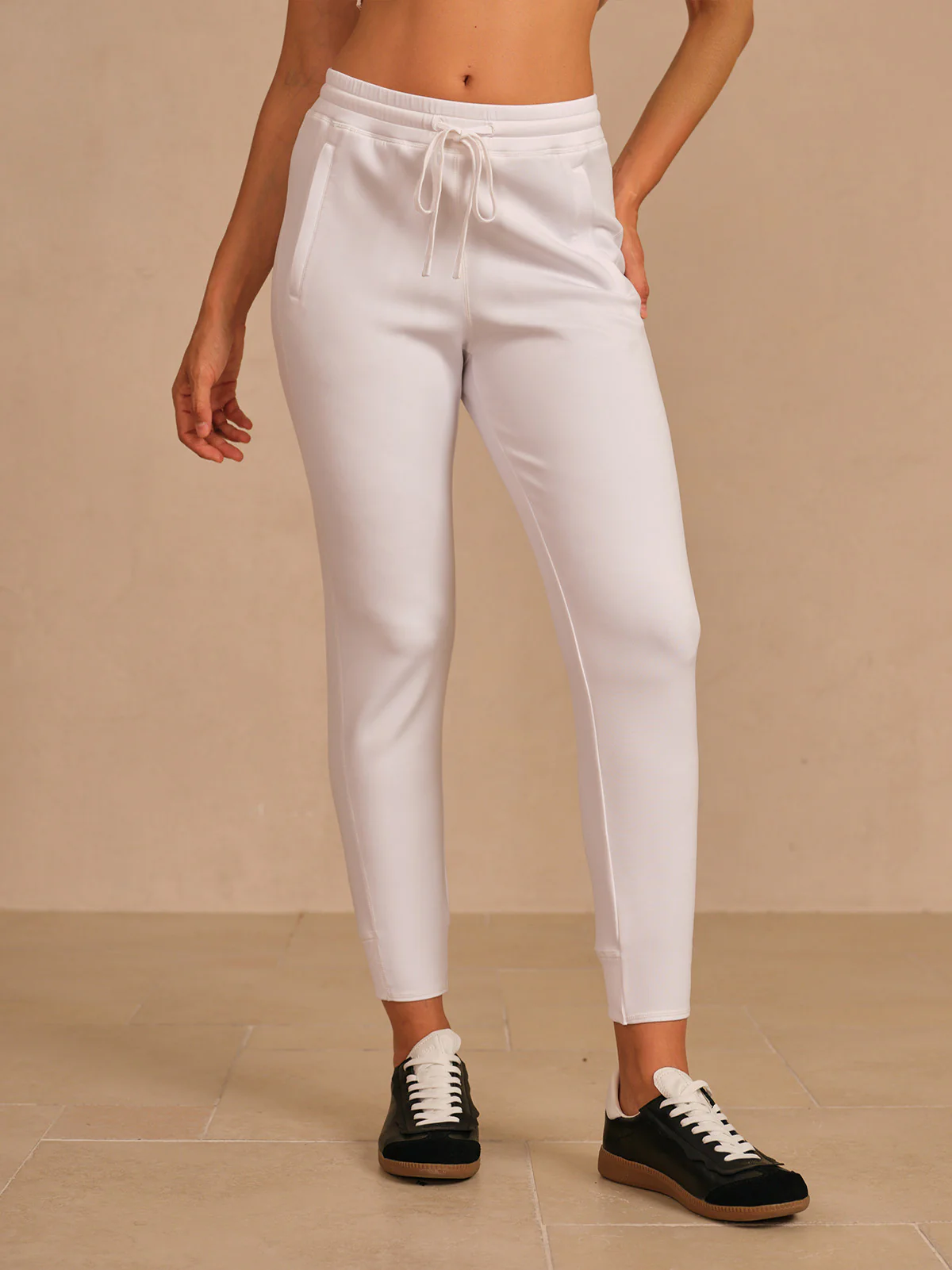 More Than Basic 26.5 Inch Drawstring Ankle Pants