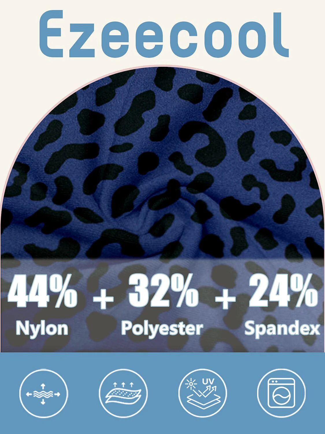 More Than Basic Leopard Mesh Golf Hoodie