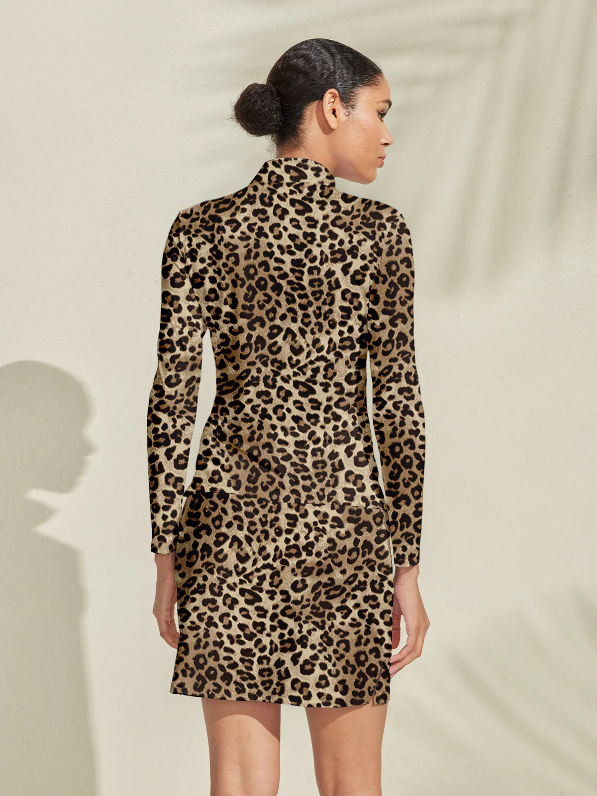 Wildlife Party Silky Golf Shirt Quarterzip UPF50+