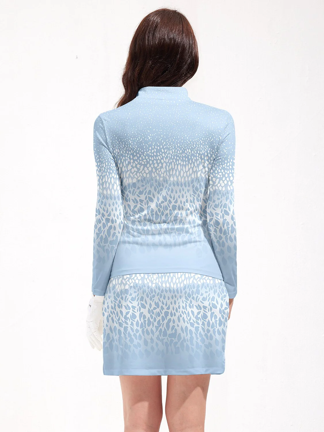 Wildlife Party Silky Golf Shirt Quarterzip UPF50+