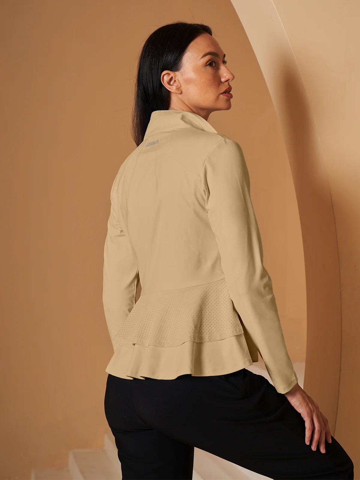 More Than Basic Ruffle Golf Jacket Sun Protection