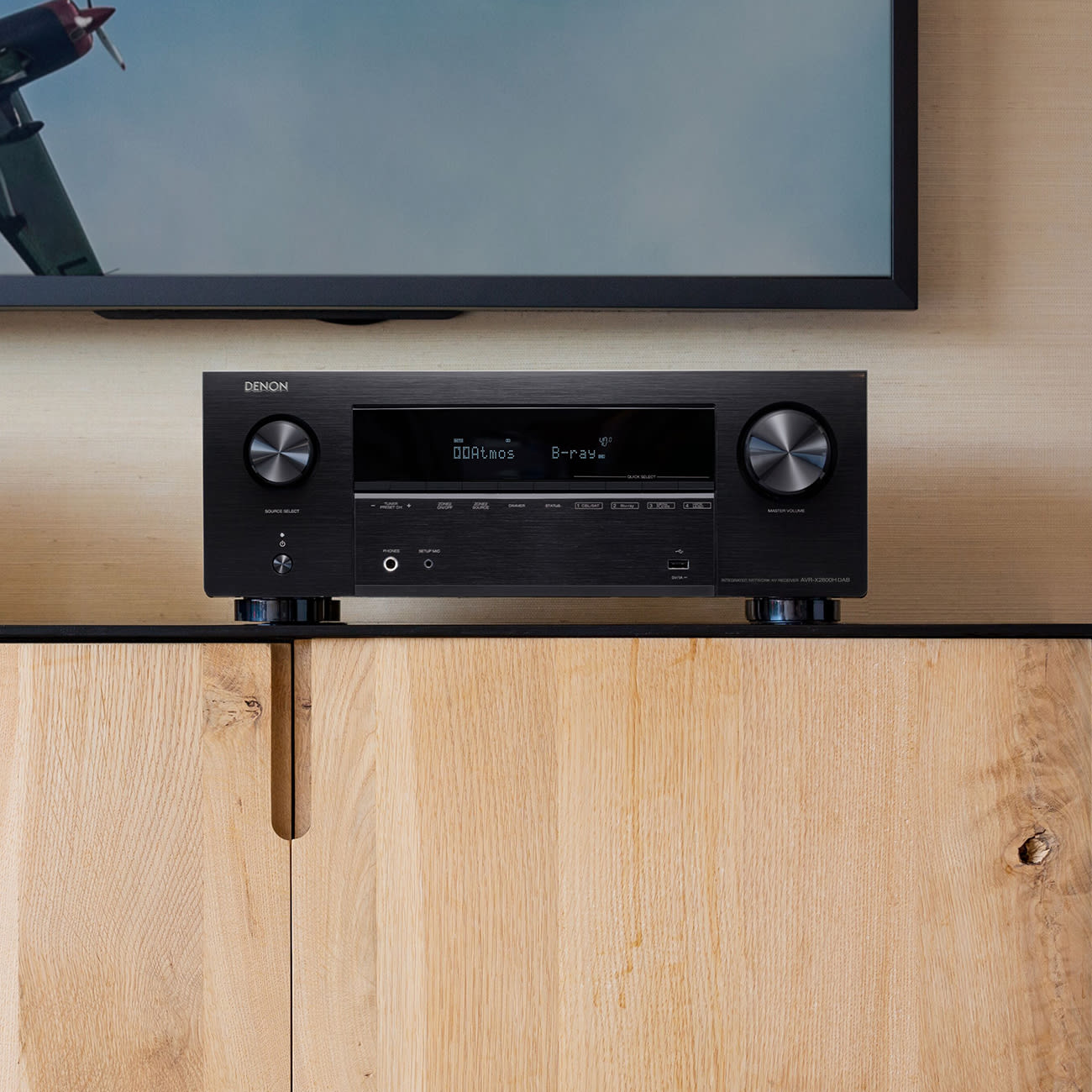 DENON AVR-X2800H DAB Cinematic sound at home.