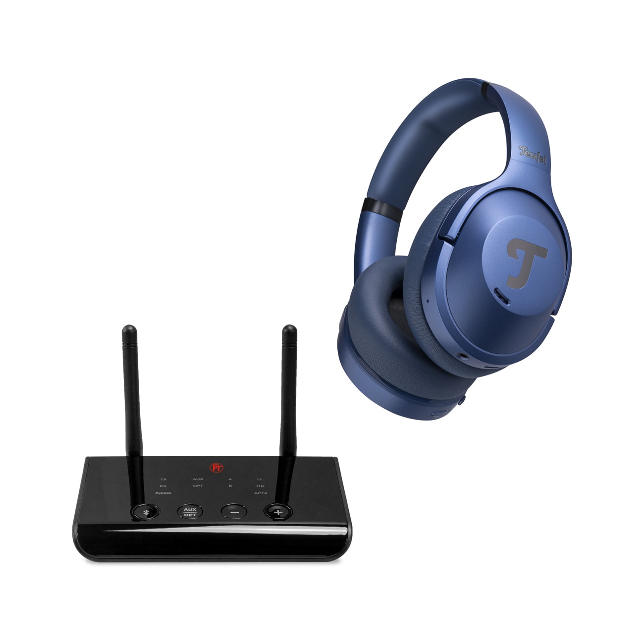 REAL BLUE NC 3 + FeinTech Bluetooth Audio System Enjoy movies with headphones