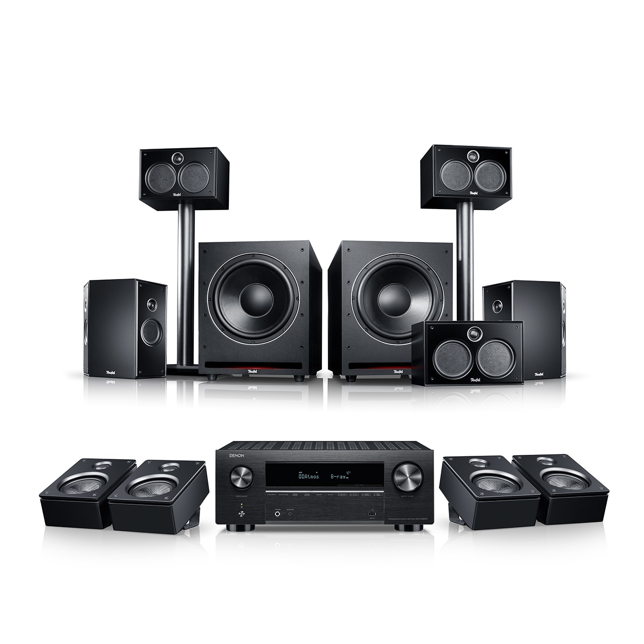 SYSTEM 6 THX + DENON X3800H for Dolby Atmos 