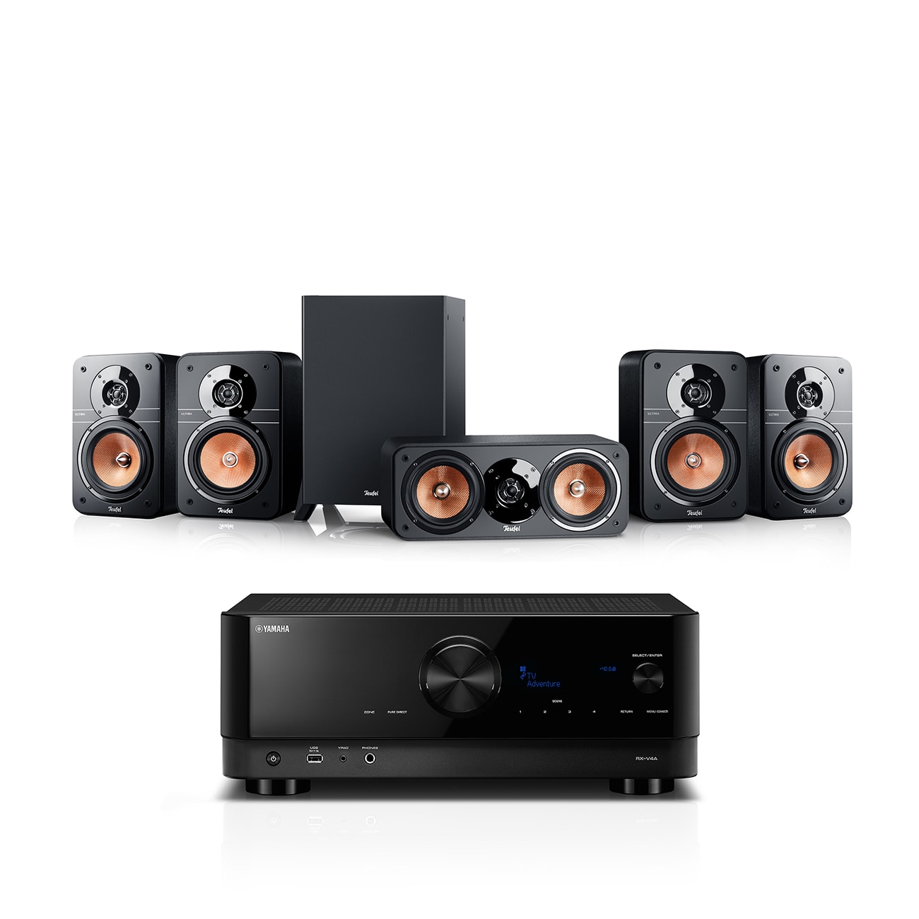 ULTIMA 20 Surround + Yamaha RX-V4A 