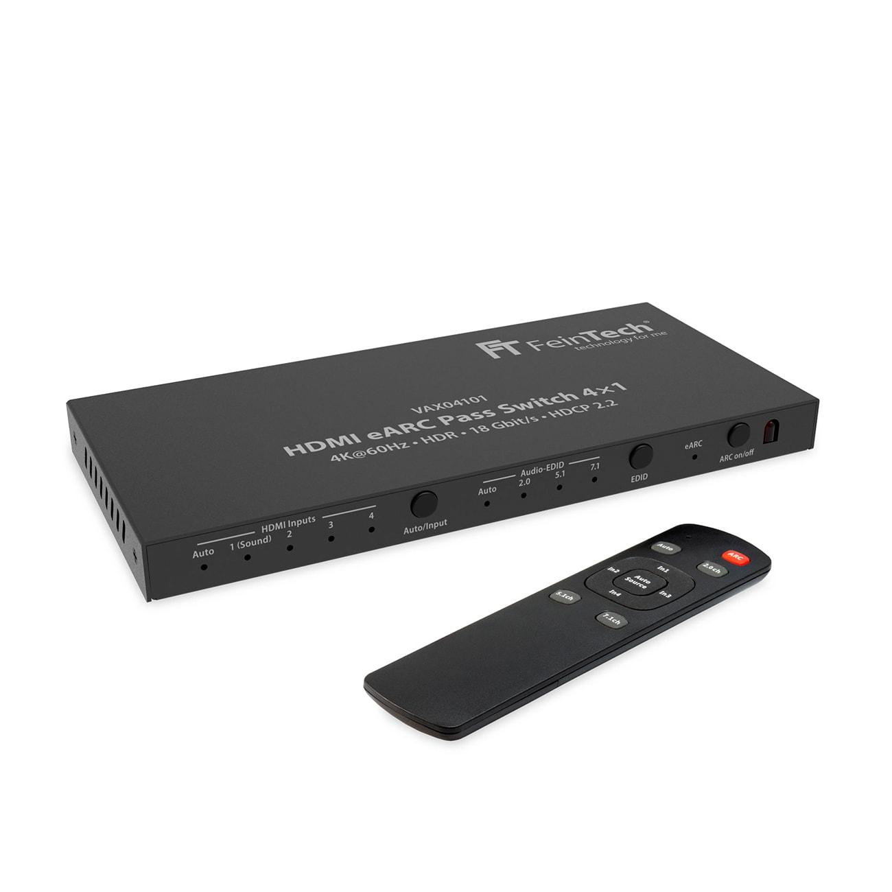 FeinTech HDMI eARC Pass Switch 4x1 Clever accessory