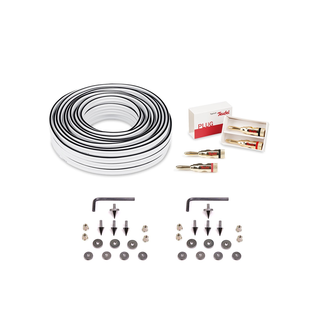 2.0 stereo cable set 
