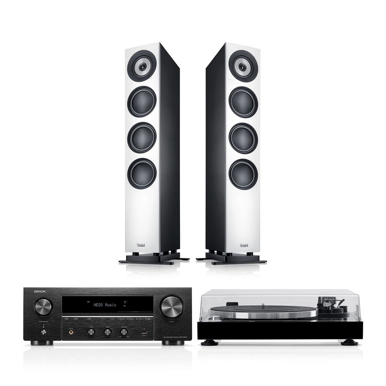 DEFINION 3 + DENON DRA-900H + DUAL DT 500 Your music, our stereo sound