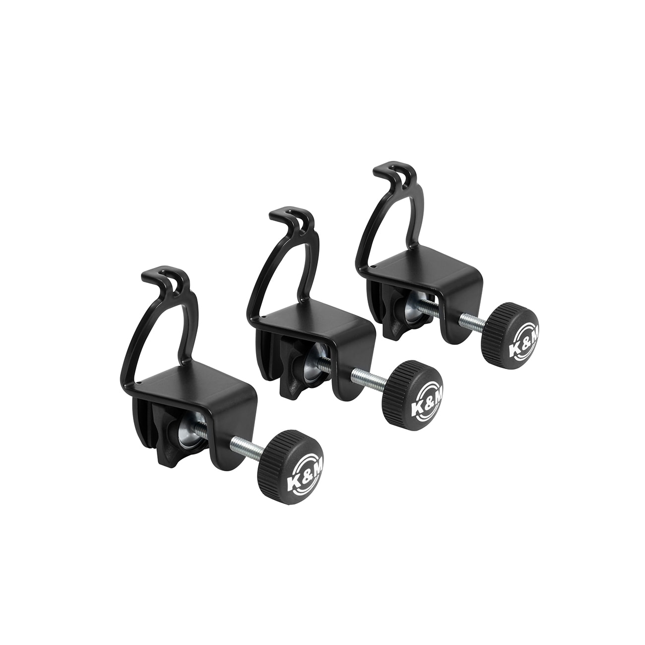 Banner holder for K&M DJ table Performance Your music for all