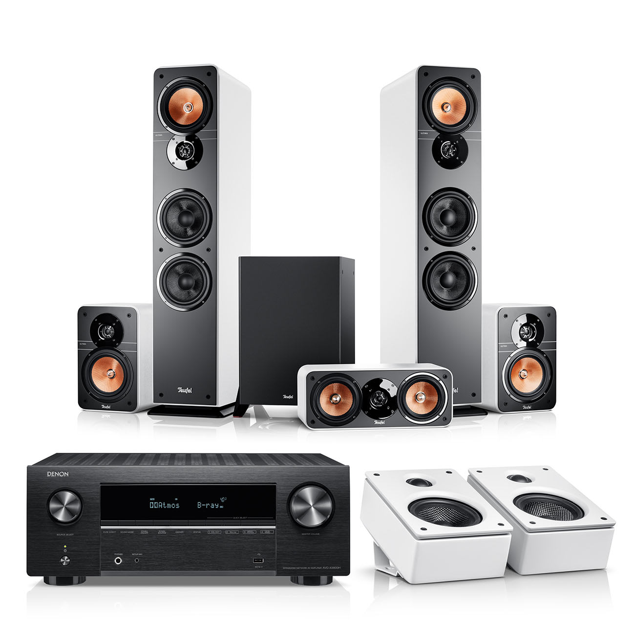ULTIMA 40 Surround + Denon X3800H for Dolby Atmos Home cinema that delivers