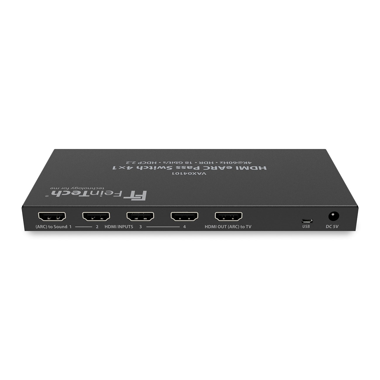 FeinTech HDMI eARC Pass Switch 4x1 Clever accessory