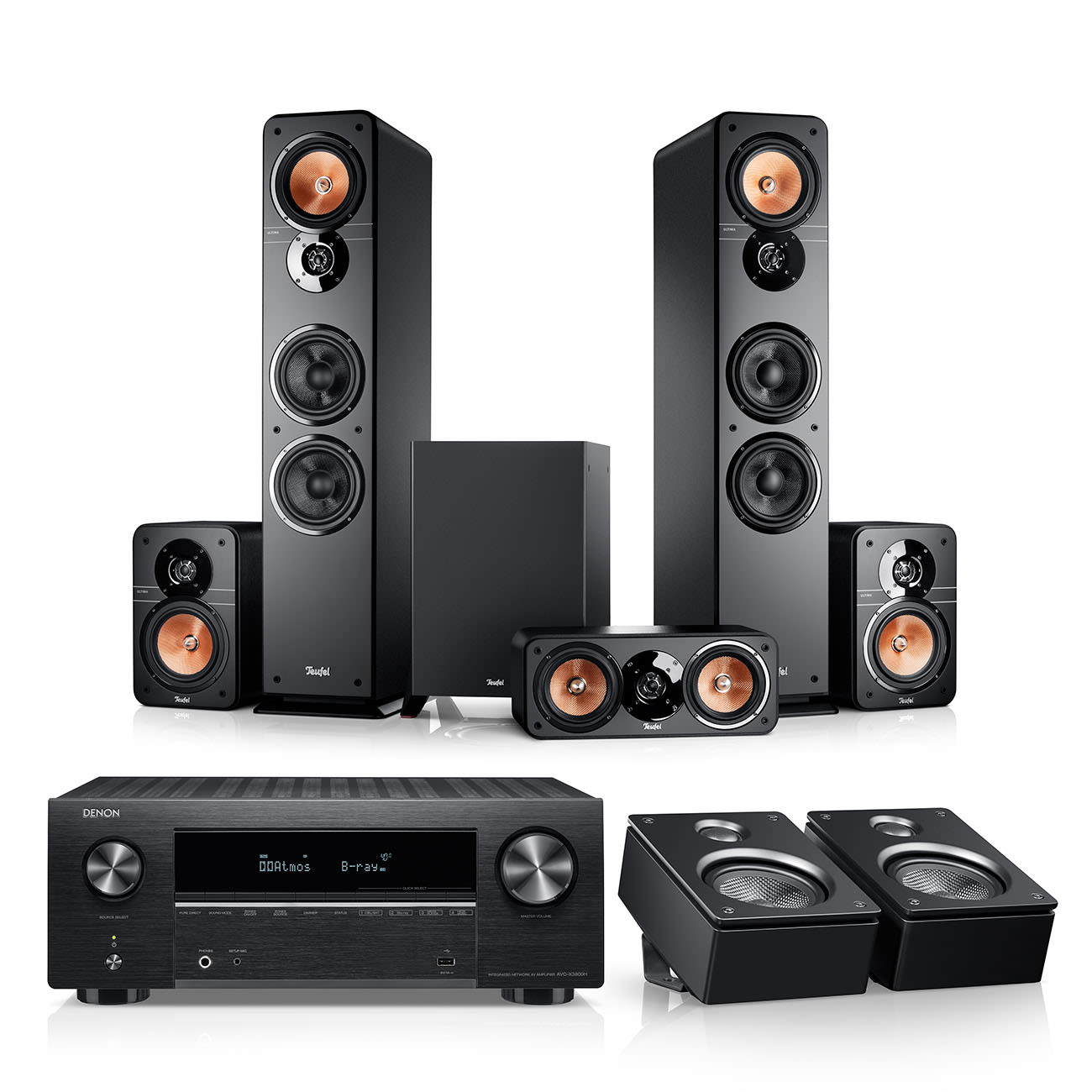 ULTIMA 40 Surround + Denon X3800H for Dolby Atmos Home cinema that delivers