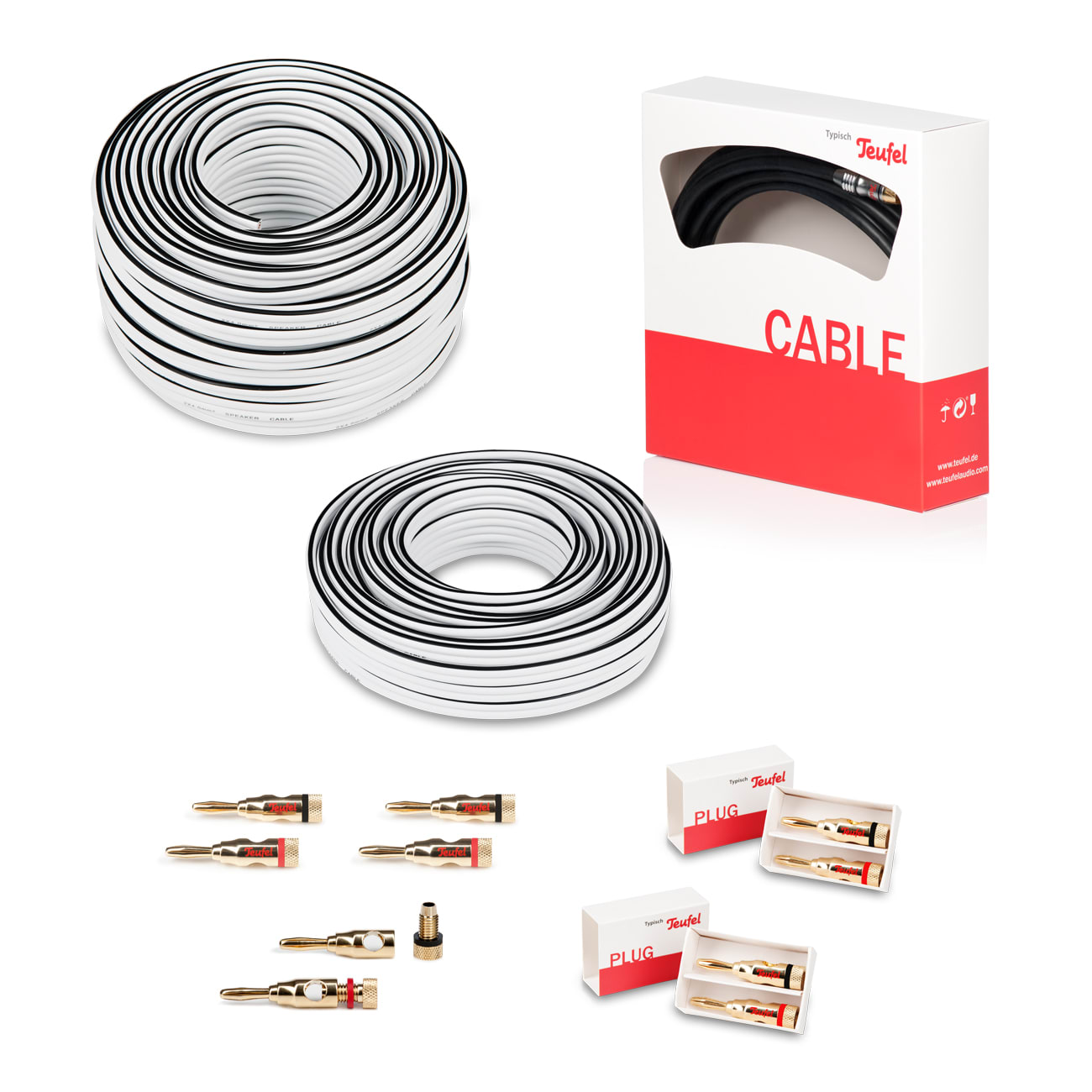 Performance C4545S 5.1 home cinema cable-set 30 m²
